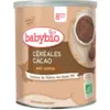 Image de Babybio Céréales Cacao 8 Mois et + Bio 220 g