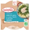 Image de Babybio Cocotte de Haricots Verts Truite 12 Mois et + Bio 230 g