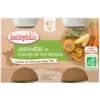 Image de Babybio Jardinière de Légumes 4 Mois et + Bio Pots 130 g x 2
