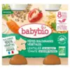 Image de Babybio Pâtes Bolognaises Végétales Lentilles Tomate 8 Mois et + Bio Pots 200 g x 2