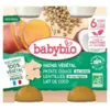Image de Babybio Hachis Végétal Patate Douce Lentilles Lait de Coco 6 Mois et + Bio Pots 200 g x 2