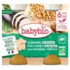 Image de Babybio Aubergine Pois Chiches Façon Moussaka Végétale 6 Mois et + Bio Pots 200 g x 2