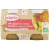 Image de Babybio Mirabelles Pomme 4 Mois et + Bio Pots 130 g x 2