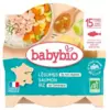 Image de Babybio Légumes Saumon Riz 15 Mois et + Bio 260 g