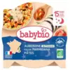Image de Babybio Bonne Nuit Aubergine Façon Parmigiana Pâtes 15 Mois et + Bio 260 g