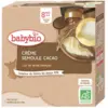 Image de BabyBio Crème Semoule Cacao 8 Mois et + Bio Gourdes 85 g x 4