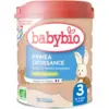 Image de Babybio Primea Croissance 3 au Lait de Vache Français de 10 Mois à 3 Ans Bio 800 g