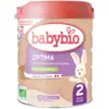 Image de Babybio Optima 2 au Lait de Fermes Françaises de 6 à 12 Mois Bio 800 g