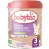 Image de Babybio Optima Croissance 3 au Lait de Fermes Françaises de 10 Mois à 3 Ans Bio 800 g