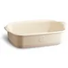 Image de Plat à four rectangle beige 22 cm - Emile Henry - Beige - Céramique