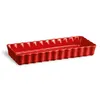 Image de Tourtière rectangle rouge 36 cm - Emile Henry - Rouge - Céramique