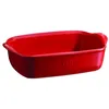 Image de Plat à four rectangle rouge 22 cm - Emile Henry - Rouge - Céramique