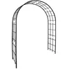 Image de Louis Moulin Arche de jardin - modèle Treillage - tube avec pieds carré 20cm - 180x50x250cm anthracite