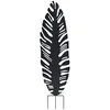 Image de Louis Moulin Déco en métal à planter Feuille - 30x100 cm - anthracite
