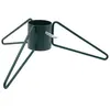 Image de Pied de sapin 3 pieds fer rond vert sapin tube 7 cm