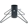 Image de Pied de sapin 4 pieds fer rond anthracite tube 9 cm