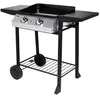 Image de Plancha à gaz 2 feux 5,3kW PAMPLUNA