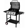 Image de Barbecue gaz sur pied 3 feux 10.500w noir Somagic 335541