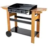 Image de Plancha à gaz ASCAIN 2 feux 6kW - Bois