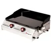Image de Plancha gaz 2 brûleurs So Premium - 7 kW