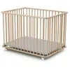 Image de WEBABY - Parc bébé pliant en bois 70 x 100 cm CALI