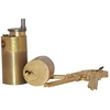 Image de Jeu de cylindres ZENITH pour serrure laiton poli 45 mm ISEO 56370451S