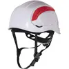 Image de Deltaplus, Casque + charlotte, Casque de protection Granit Wind Delta Plus, réglage 53-63 cm, blanc (53 - 63 cm)