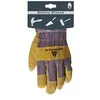 Image de Gants de travail DELTA PLUS Docker T10 DPDC10310 suède cuir renforcé toile EN 388