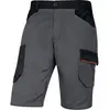 Image de Bermuda de travail MACH2 V3 multipoches gris/orange TS DELTA PLUS M2BE3GOPT