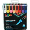 Image de Posca, Marqueur, Crayon feutre PC-3M Set de 16 pièces (16x)