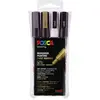 Image de Posca, Marqueur, Marqueur PC-3M pointe ogive (4x)