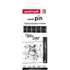 Image de Feutres - Noir - Dessin - Ecriture - Assortiment de pointes - Uni-Pin - Tatoo Art