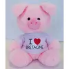 Image de Peluche cochon i love bretagne