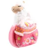 Image de Jemini peluche Lola lama avec sac à main filles 24 cm blanc/rose