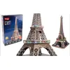 Image de Puzzle 3D lumineux - Tout Eiffel - Jeu de construction - 84 pieces - Des 8 ans