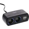 Image de Chargeur Allume-cigares 2 Ports Usb 2 Prises Allume-cigares