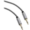 Image de Câble Jack 3.5 Mm Mâle Vers 2 Rca Mâle Nylon