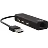 Image de Hub Usb-a Vers 3 Ports Usb-a Et Port Rj45
