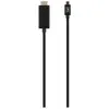 Image de T'nB Câble adaptateur compatible USB type C mâle vers HDMI mâle (Type A) 2m (Noir) (2 m), Câble vidéo, Noir