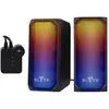 Image de T'nB Enceintes Bluetooth RGB SPY100 (Noir), Haut-parleur PC, Noir