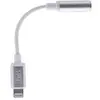 Image de T'nB CBLE LIGHTNING VERS JACK AUDIO 3,5MM M/F 15CM (ARGENT) (0.15 m), Câble audio