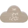 Image de Réveil Led Nuage Finition Bois Joy