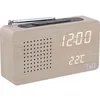 Image de Radio Réveil Fm Led Finition Bois Joy
