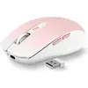 Image de T'nB TNB Souris rechargeable rose (Sans fil), Souris, Blanc, Pink