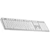 Image de Clavier Sans Fil Rechargeable Bluetooth - Gris/blanc - T'nb