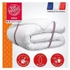 Image de couette 220x240 cm dodo champs de lin - chaude - 450g/m² - couette 2 personnes -douce et chaude -anti-acariens antibactériens 