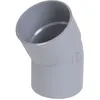 Image de Coude simple male-femelle 30° - UCT3 - PVC gris - 100 mm NICOLL
