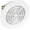 Image de Grille d'aération ronde Ø100 blanche