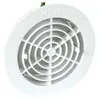 Image de Grille de ventilation à encastrer aération intérieur à fermeture PVC D 125mm blanc - NICOLL - 1FATM125