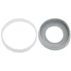 Image de Joint-bague et rosace pour pipe WC D85/107 - NICOLL - BJWC3